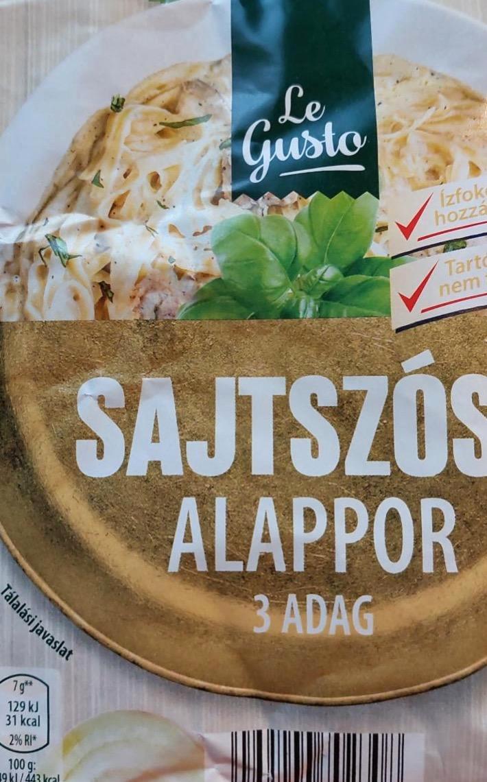 Képek - Sajtszósz alappor Le Gusto