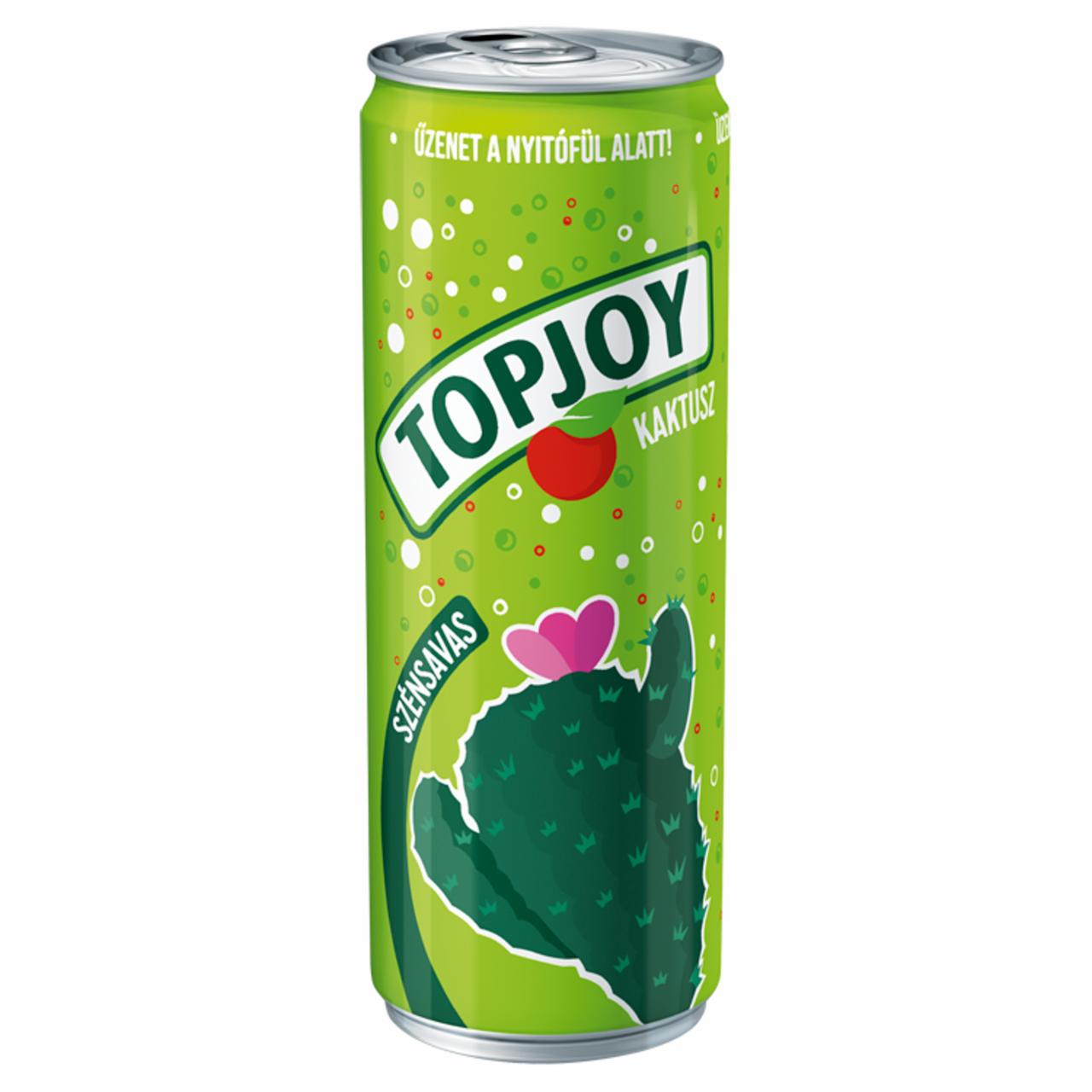 Képek - Topjoy kaktusz ízű szénsavas üdítőital 330 ml