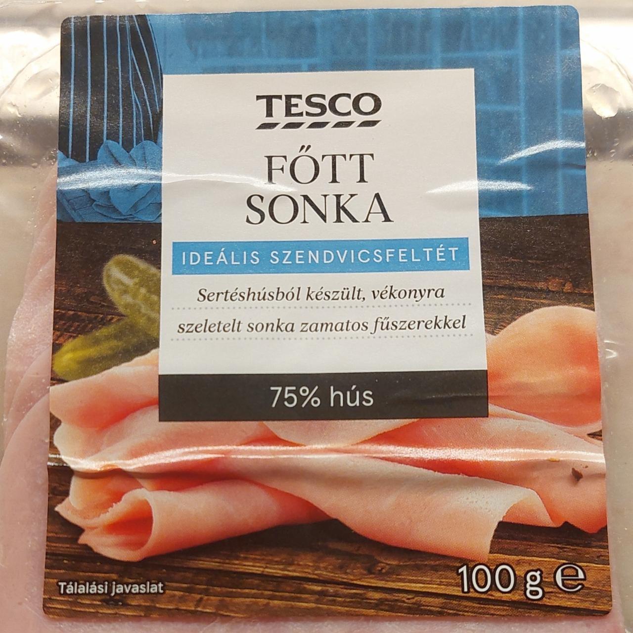 Képek - Főtt sonka 75% hús Tesco