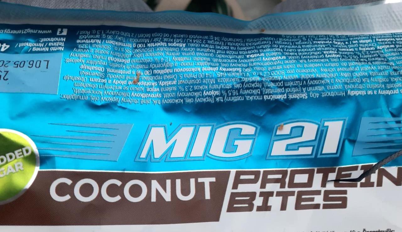 Képek - Mig21 protein bites Coconut