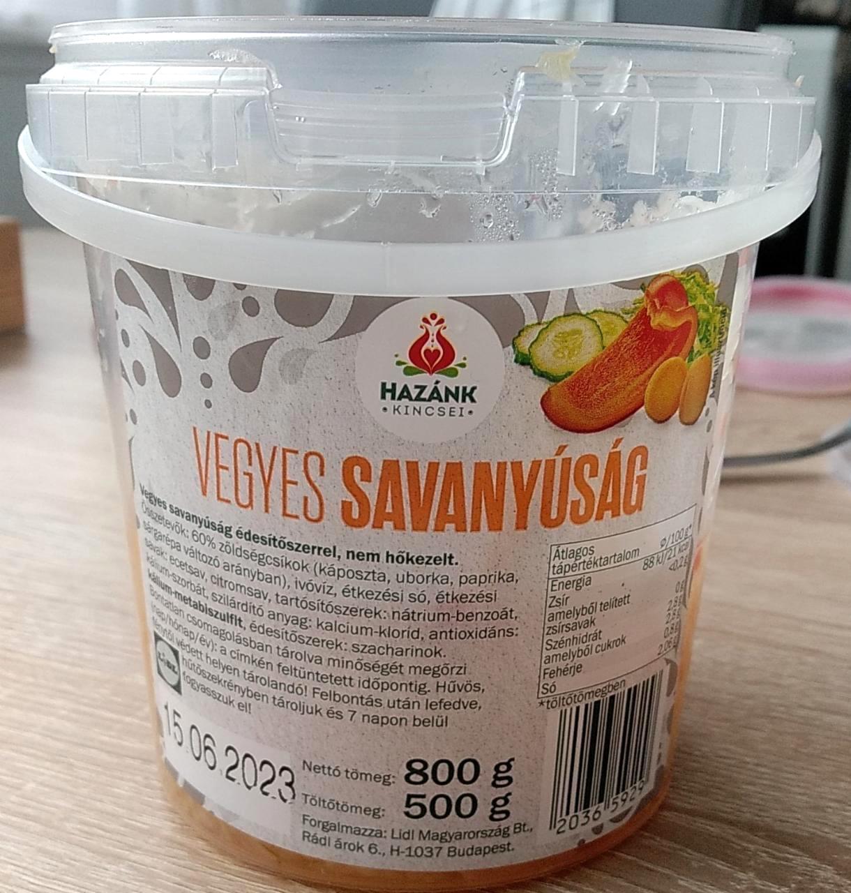 Képek - Vegyes savanyúság Hazánk kincsei