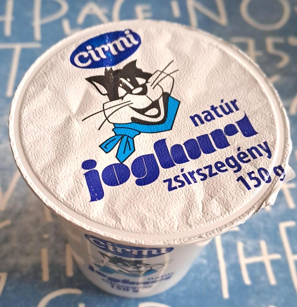 Képek - Natúr joghurt zsírszegény Cirmi