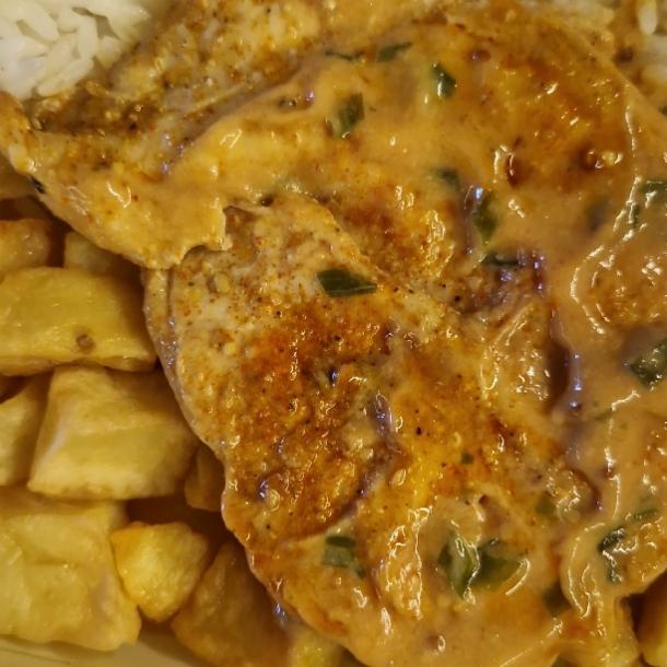 Képek - Western csirkemell steak vegyes köret Interfood