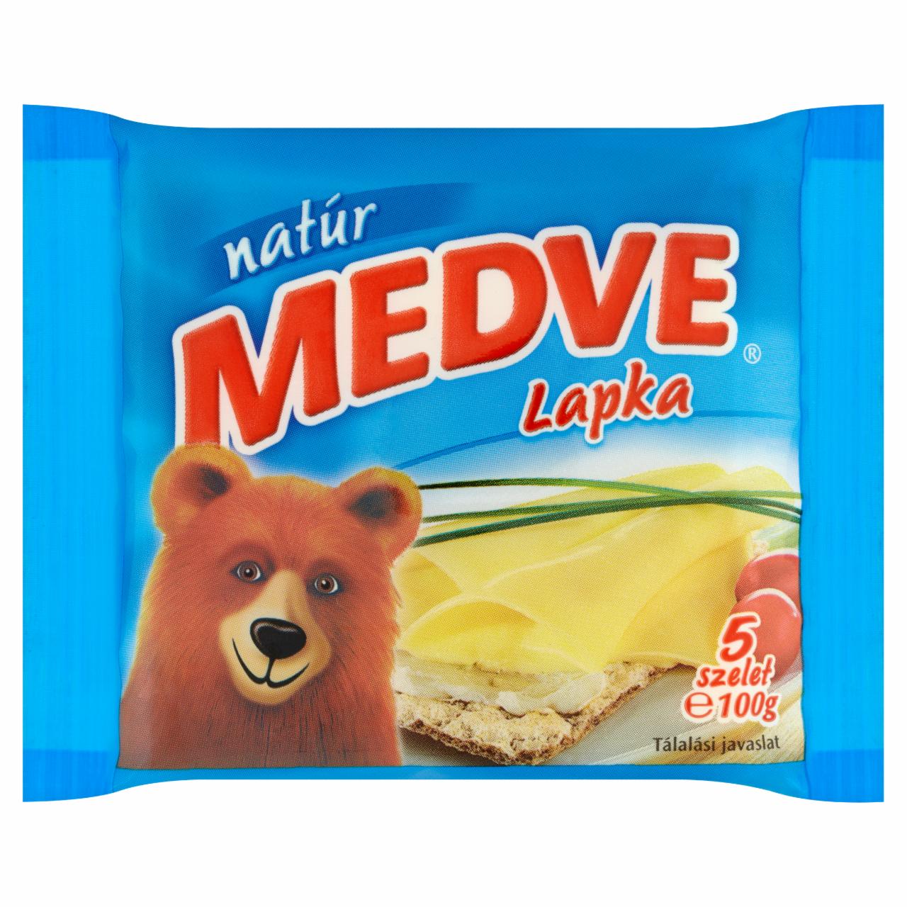 Képek - Lapka natúr ömlesztett sajtszeletek Medve