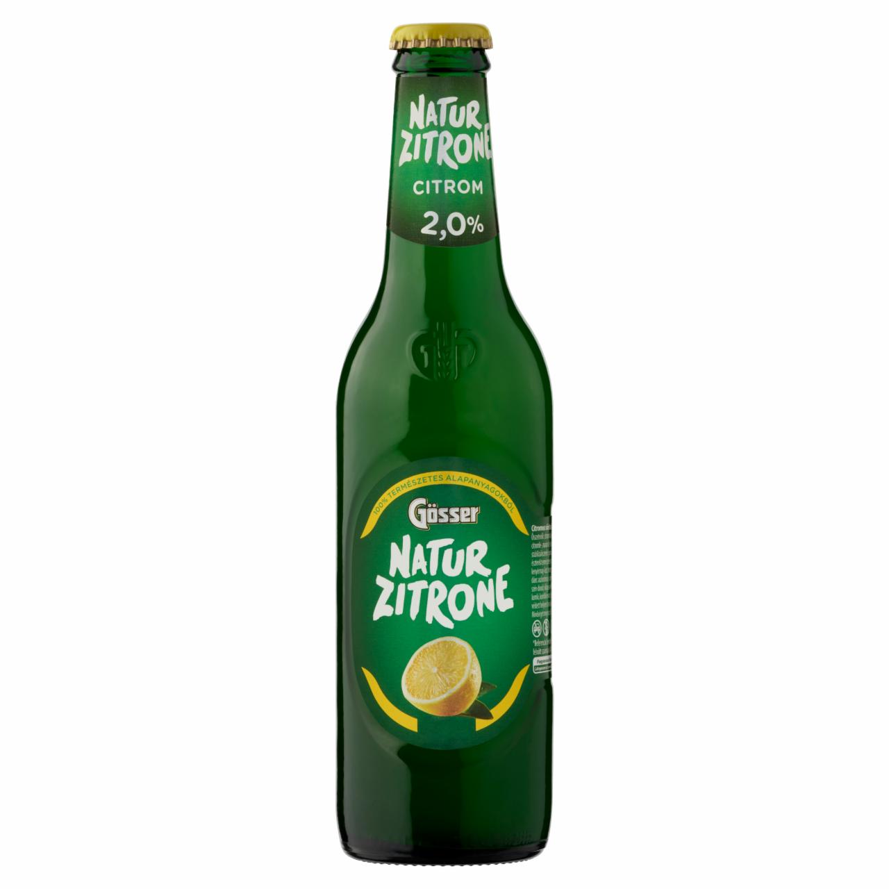 Képek - Natur Zitrone citromos sörital 2% 0,33 l