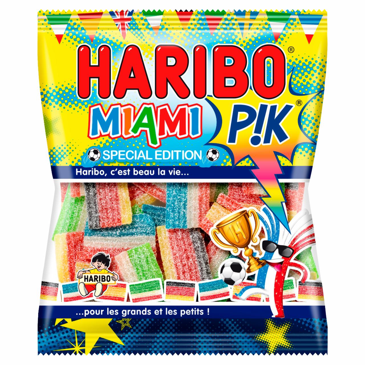Képek - Haribo Special Edition Miami P!k gyümölcsízű gumicukorka 120 g