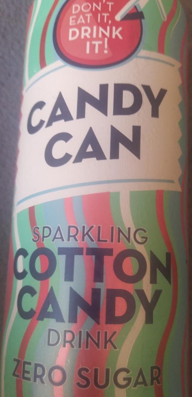 Képek - Candy Can Cotton Candy szénsavas üdítőital vattacukor ízesítéssel, édesítőszerekkel 330 ml
