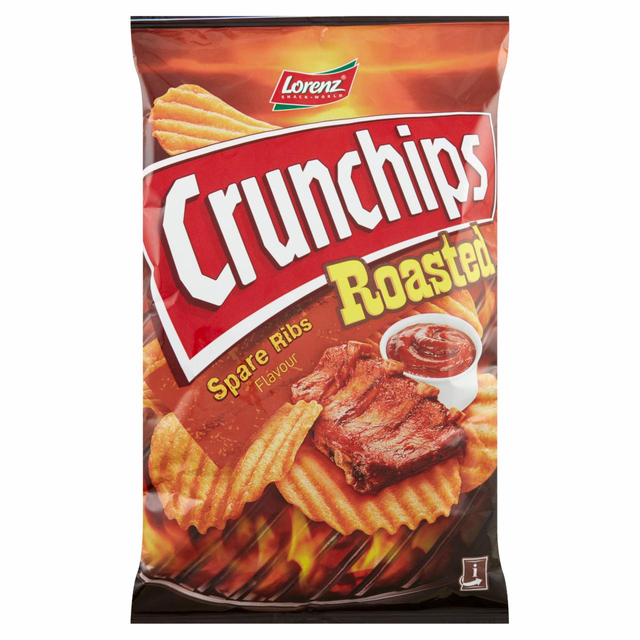 Képek - Lorenz Crunchips burgonyachips marinált húsos ízesítéssel 140 g