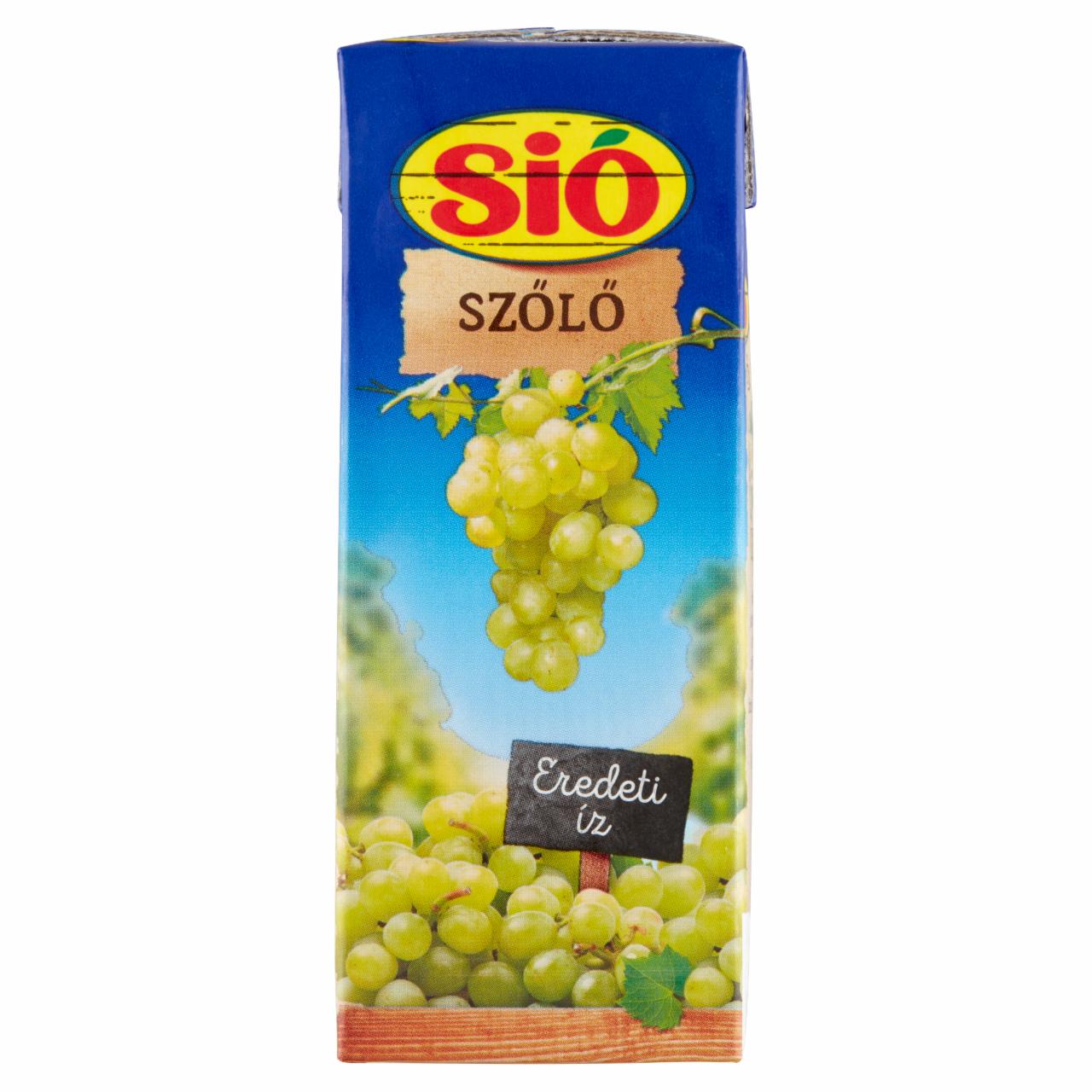 Képek - Sió szűrt szőlő ital 0,2 l