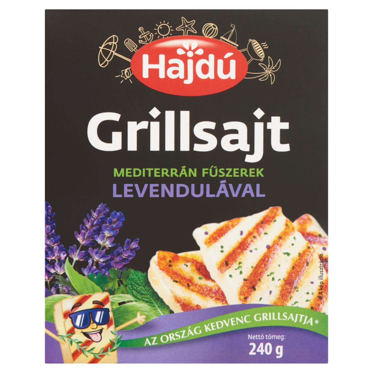 Képek - Hajdú mediterrán fűszerek levendulával grillsajt 240 g