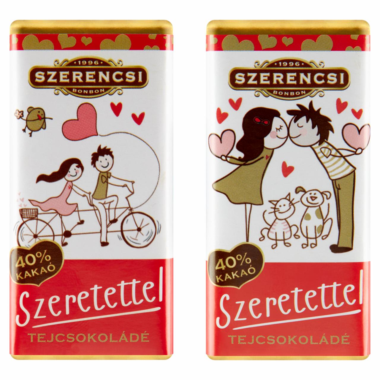 Képek - Szerencsi Szeretettel tejcsokoládé 20 g
