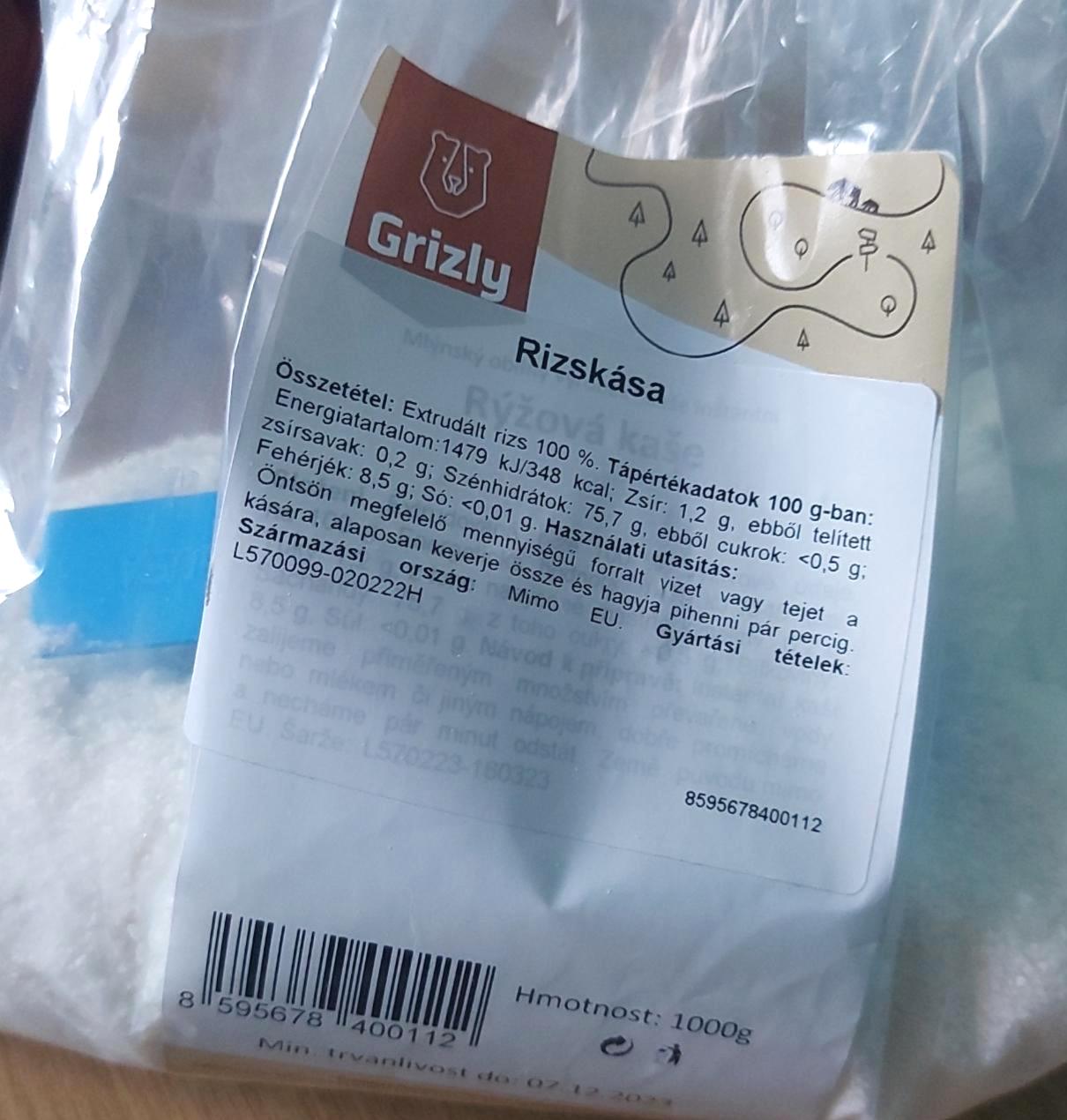 Képek - Rizskása Grizly