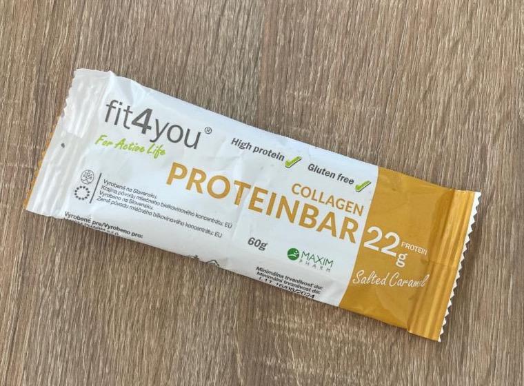 Képek - Collagen proteinbar Salted caramel Fit4you