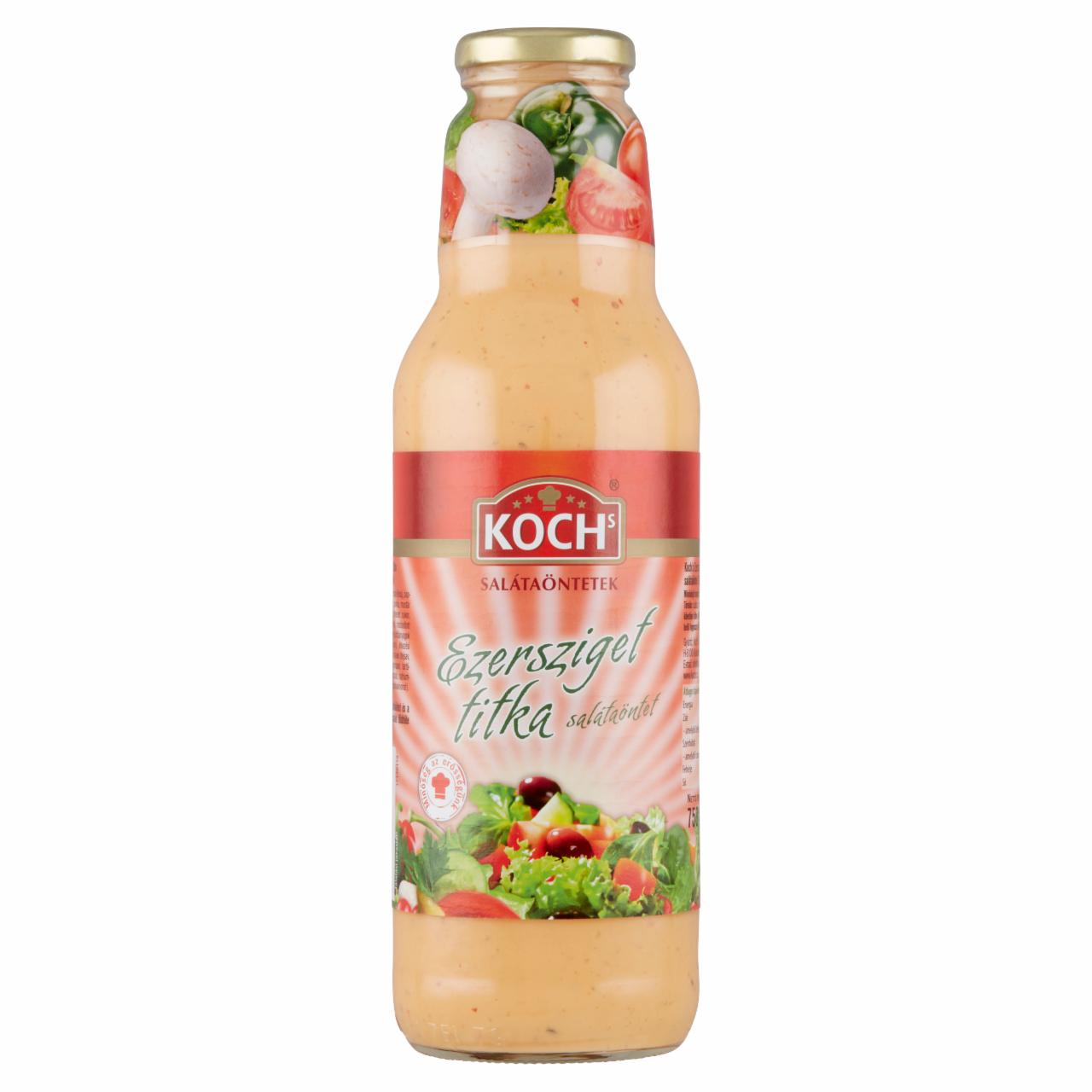 Képek - Koch's Ezersziget Titka salátaöntet 750 ml