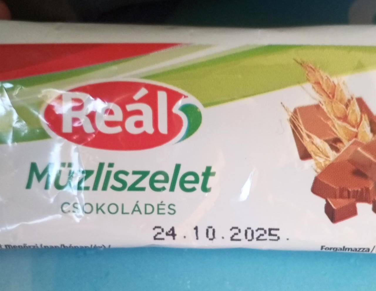 Képek - Müzliszelet csokoládés Reál