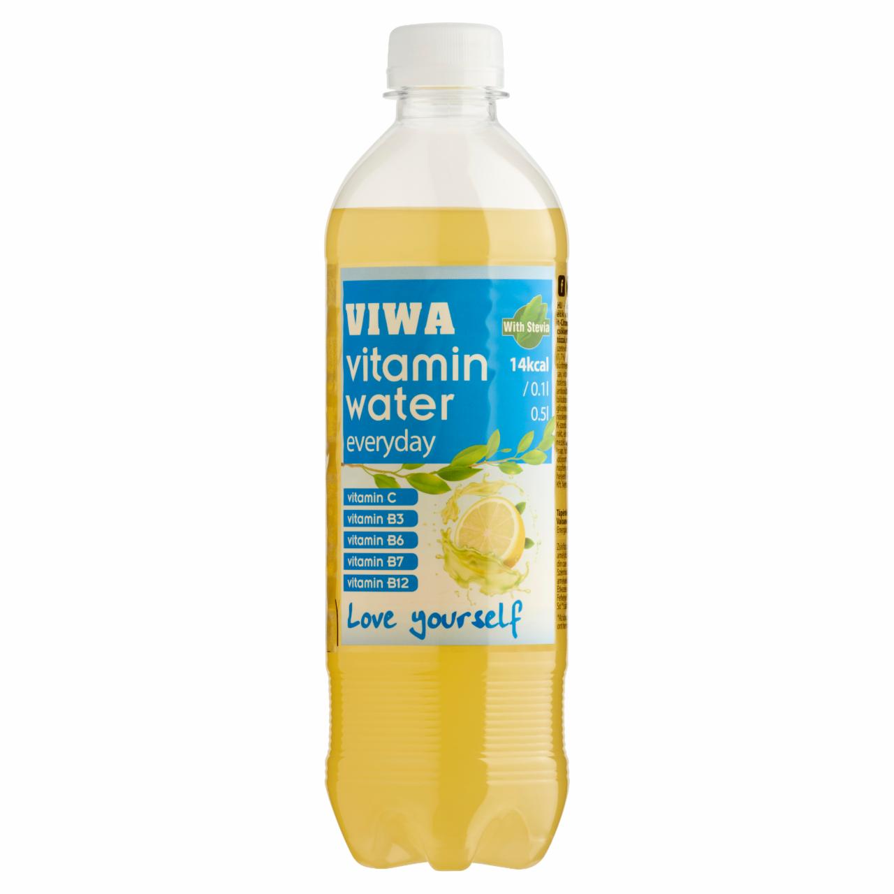 Képek - Viwa Vitaminwater Everyday grapefruit ízű szénsavmentes üdítőital 0,5 l