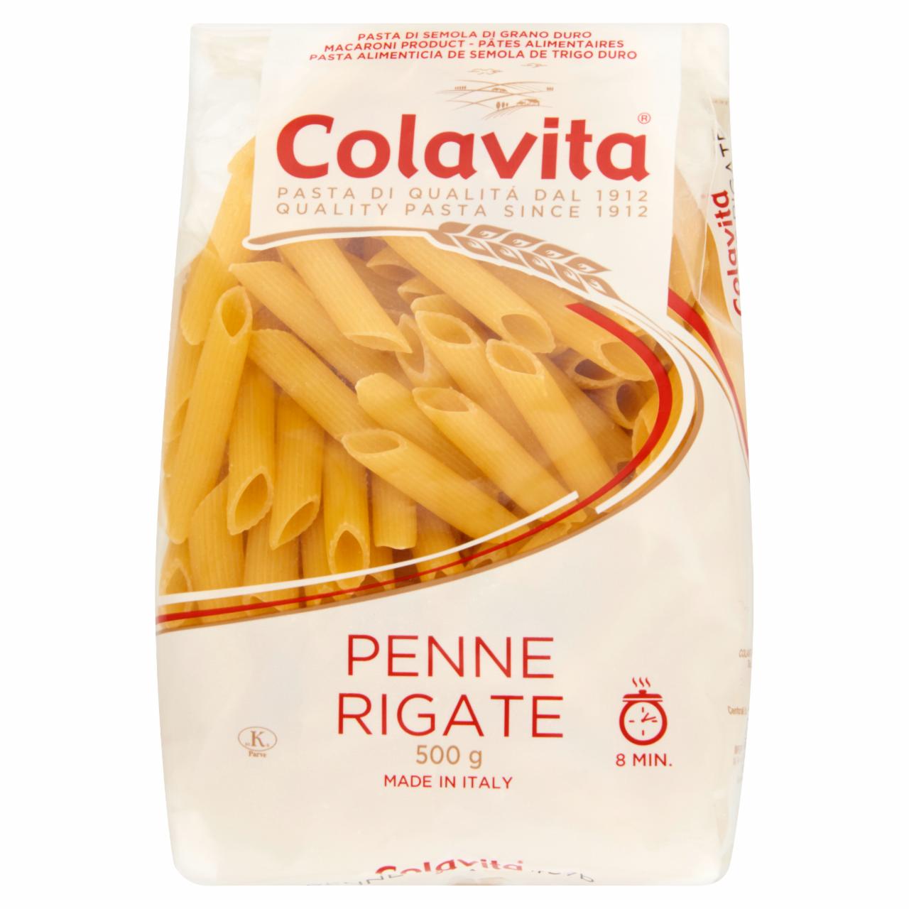 Képek - Colavita Penne Rigate apró durum száraztészta 500 g