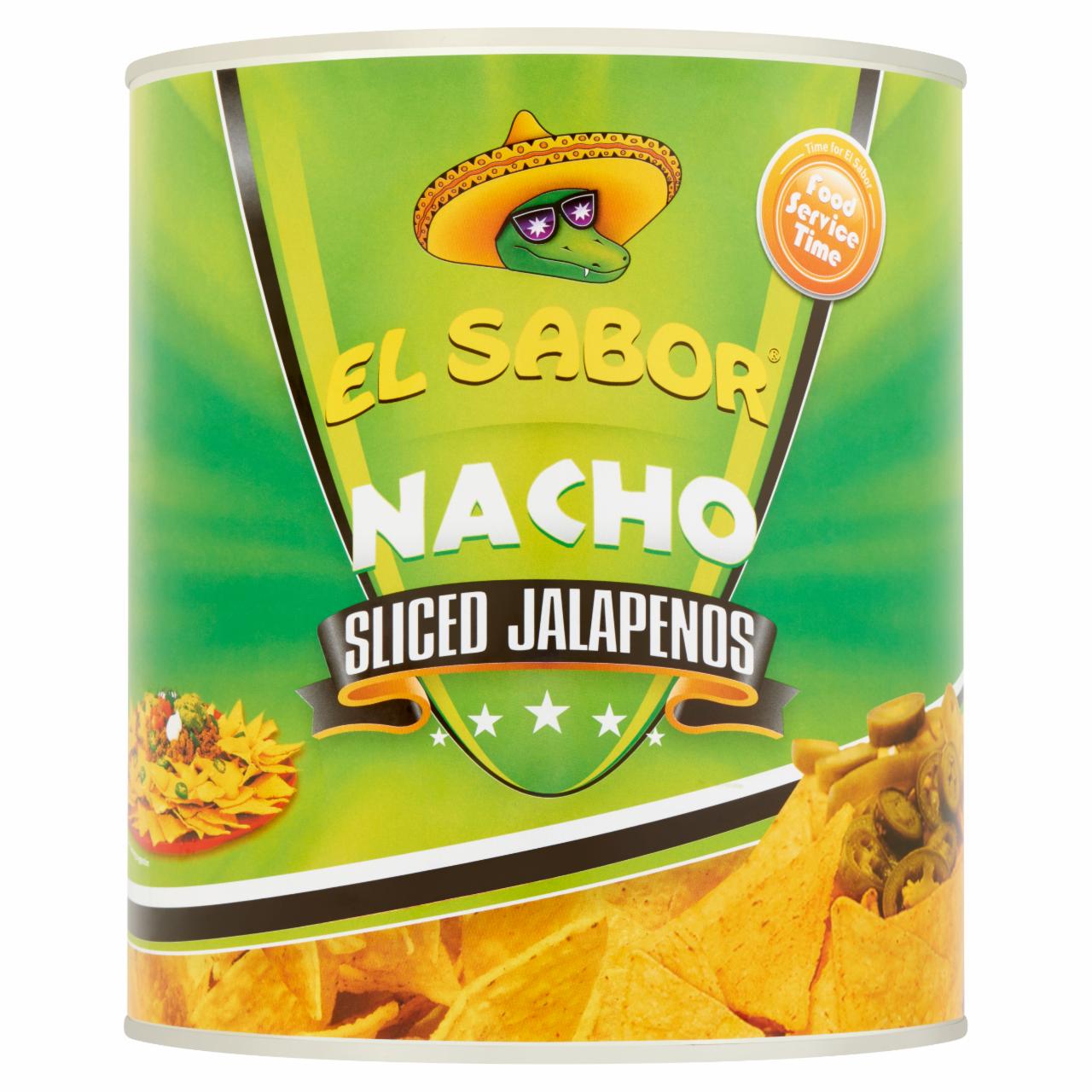 Képek - El Sabor Nacho szeletelt Jalapeño 2,9 kg