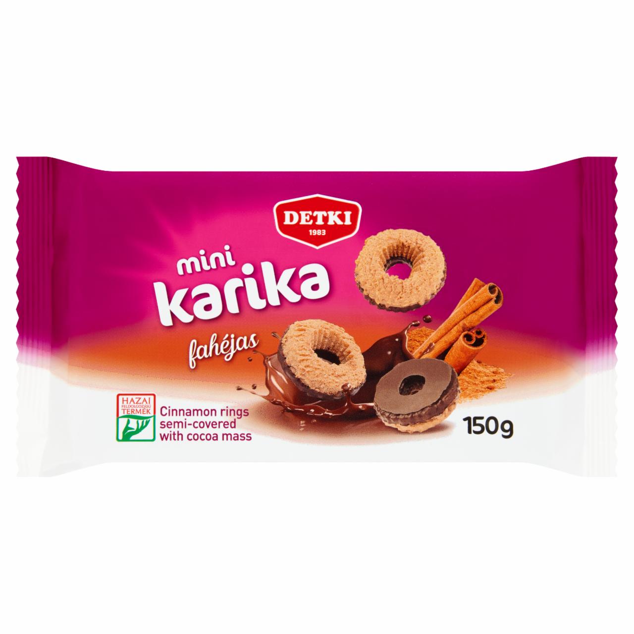 Képek - Detki fahéjas mini karika 150 g