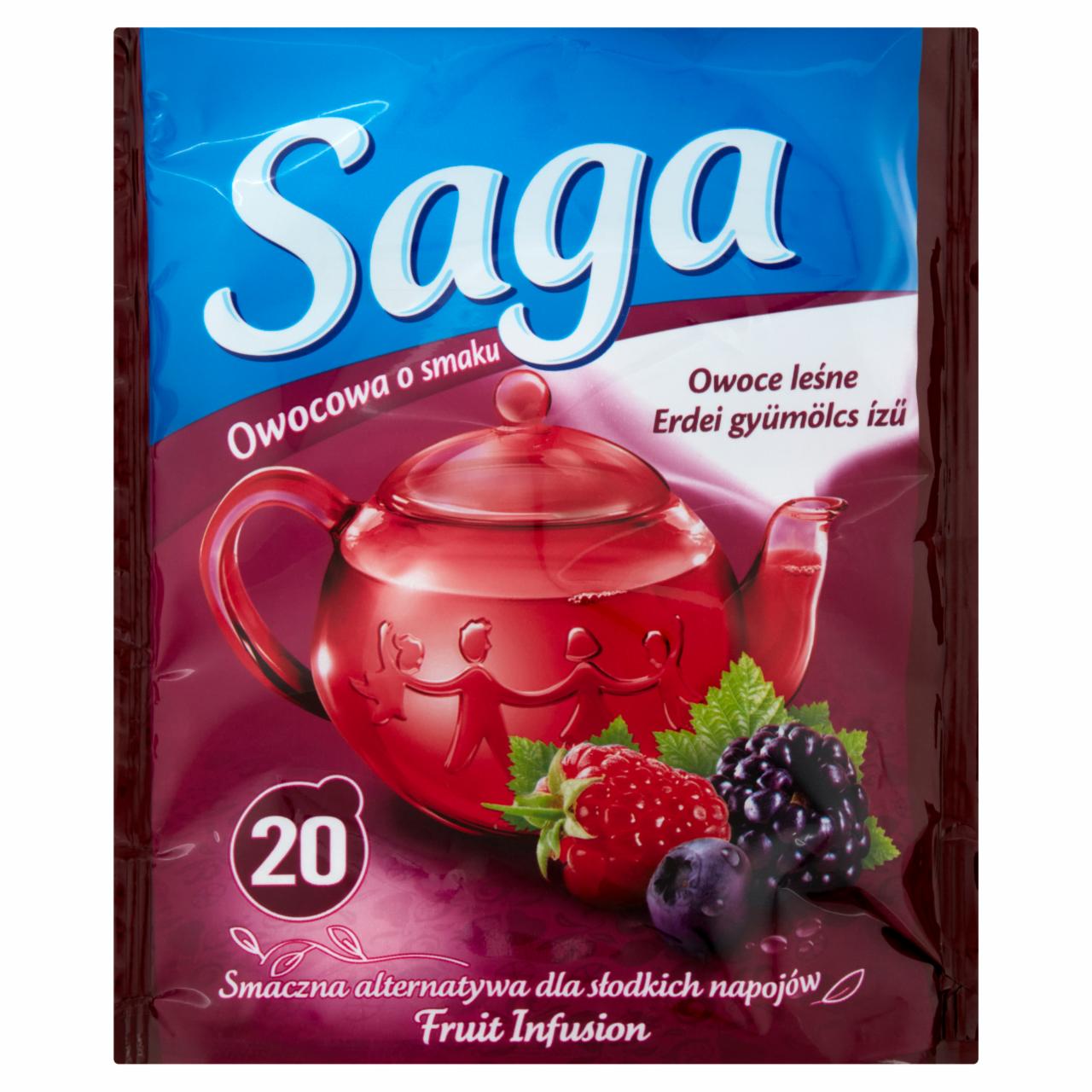 Képek - Saga erdei gyümölcs ízű gyümölcstea 20 filter 34 g