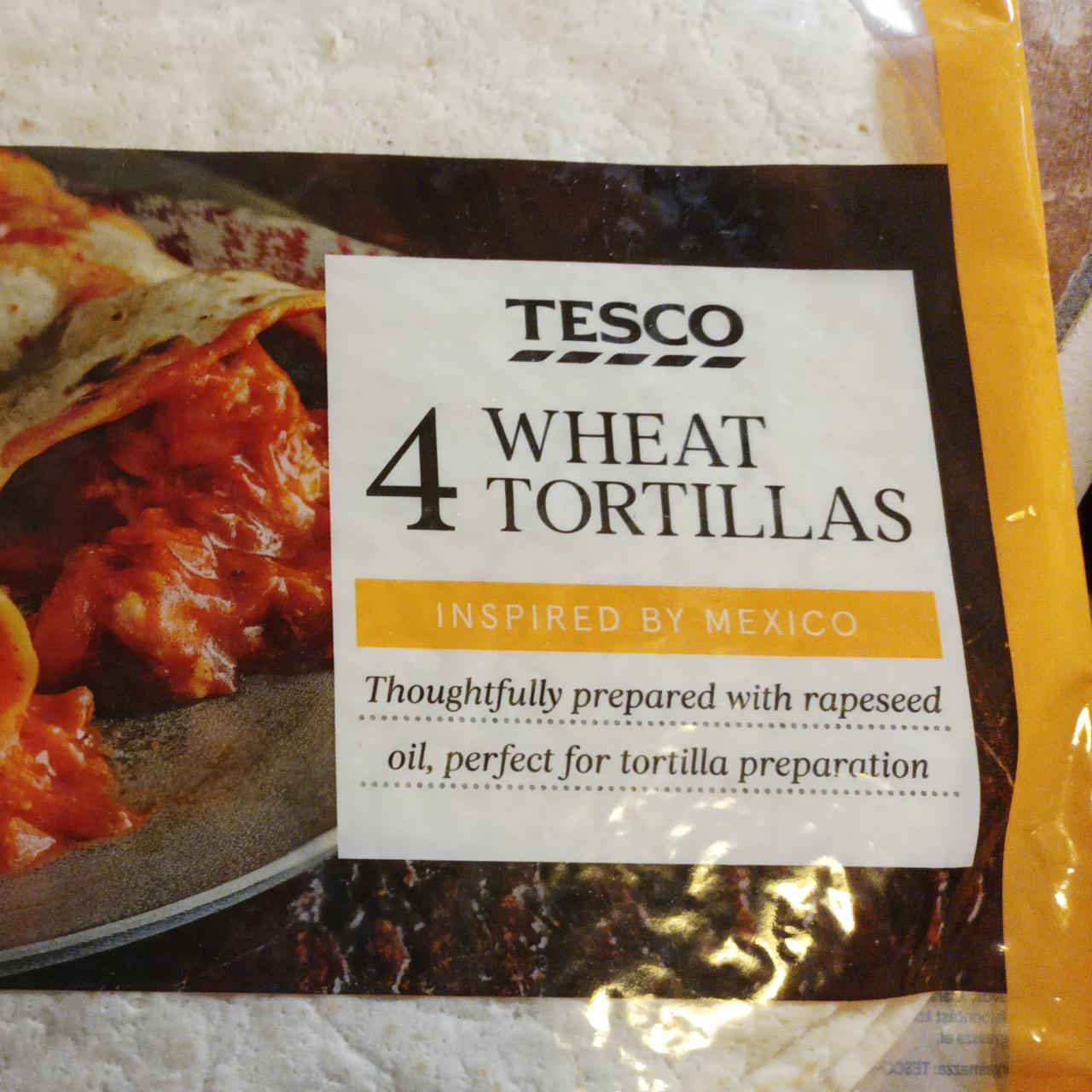 Képek - Búzatortilla lapok 4 db Tesco