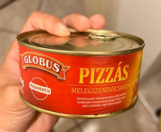 Képek - Pizzás melegszendvicskrém Globus