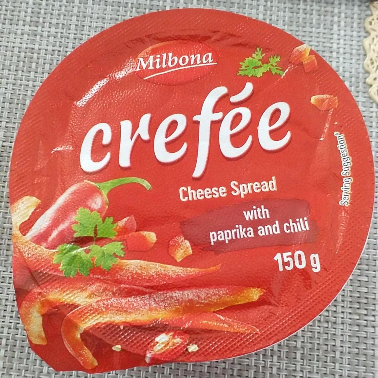Képek - Crefée cheese spread with paprika and chili Milbona