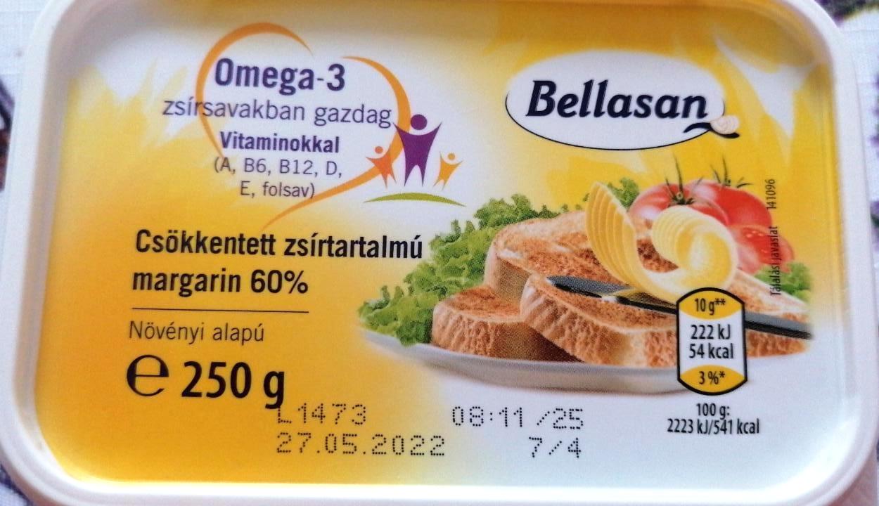 Képek - Csökkentett zsírtartalmú margarin 60% Bellasan