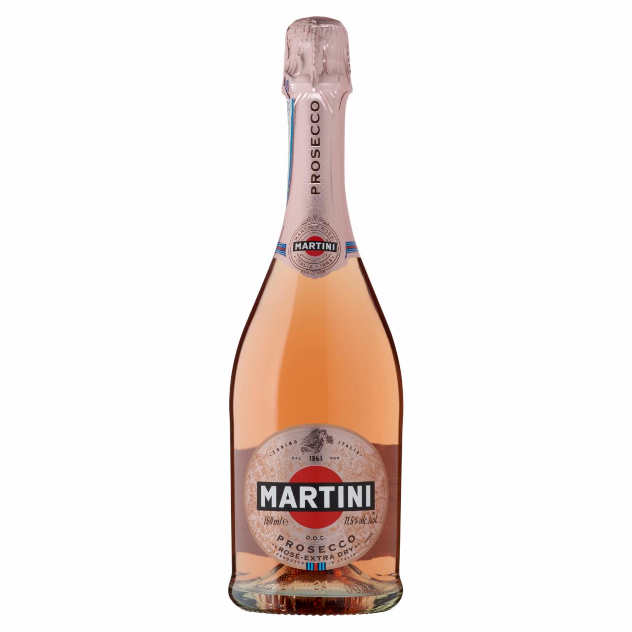 Képek - Martini Prosecco Rosé illatos minőségi extra száraz pezsgő 11,5% 750 ml