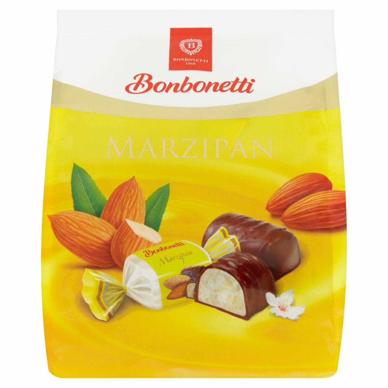 Képek - Bonbonetti étcsokoládéval mártott mandulamarcipános desszert 148 g