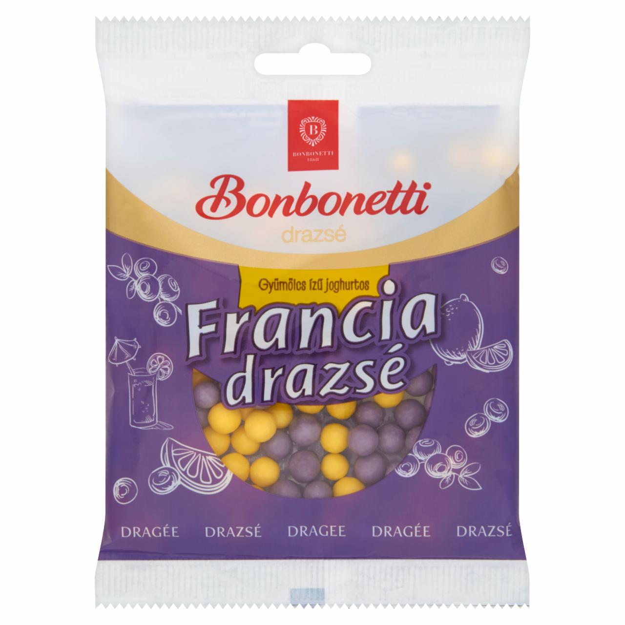 Képek - Bonbonetti gyümölcs ízű joghurtos francia drazsé 70 g