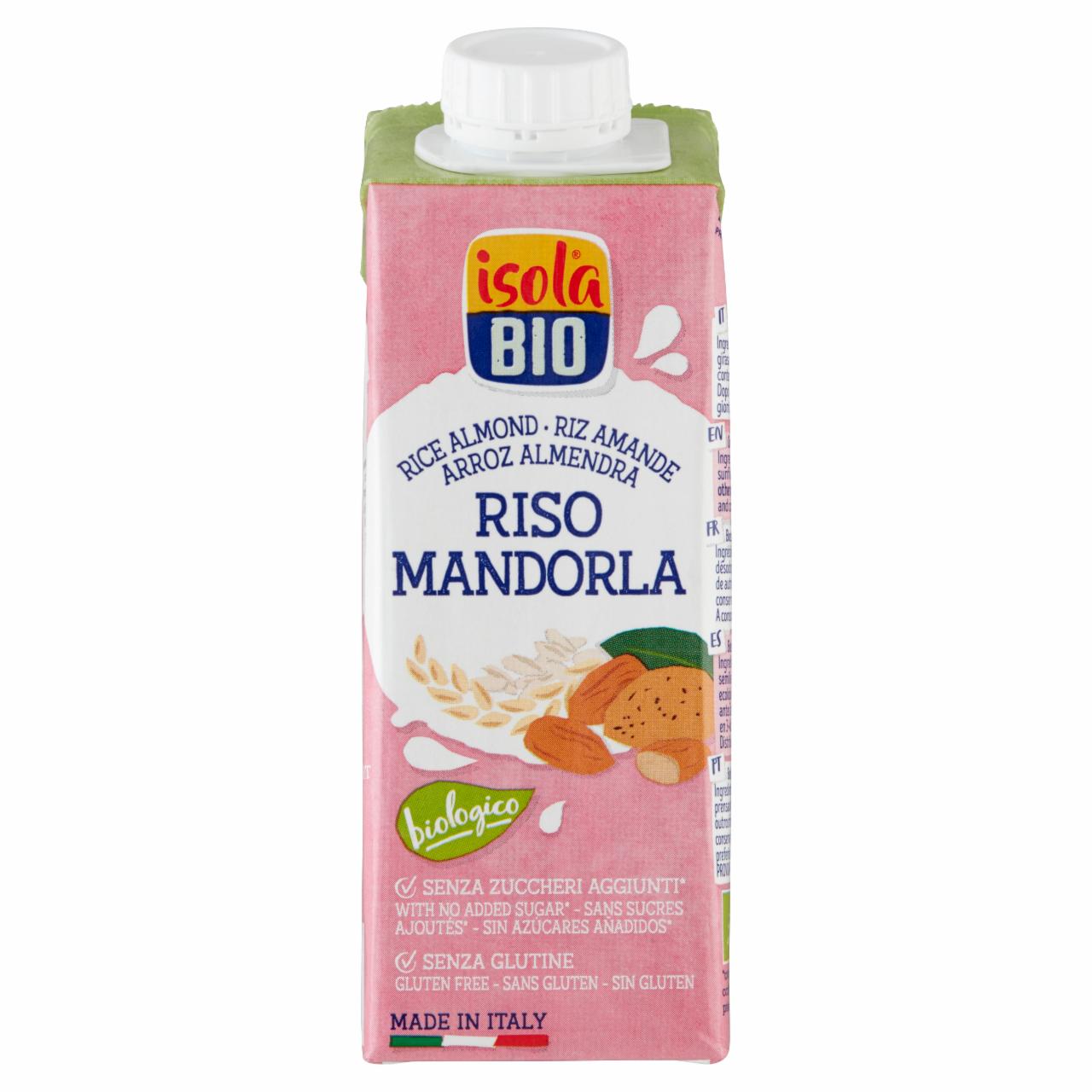 Képek - Isola Bio BIO gluténmentes mandulás rizsital 250 ml