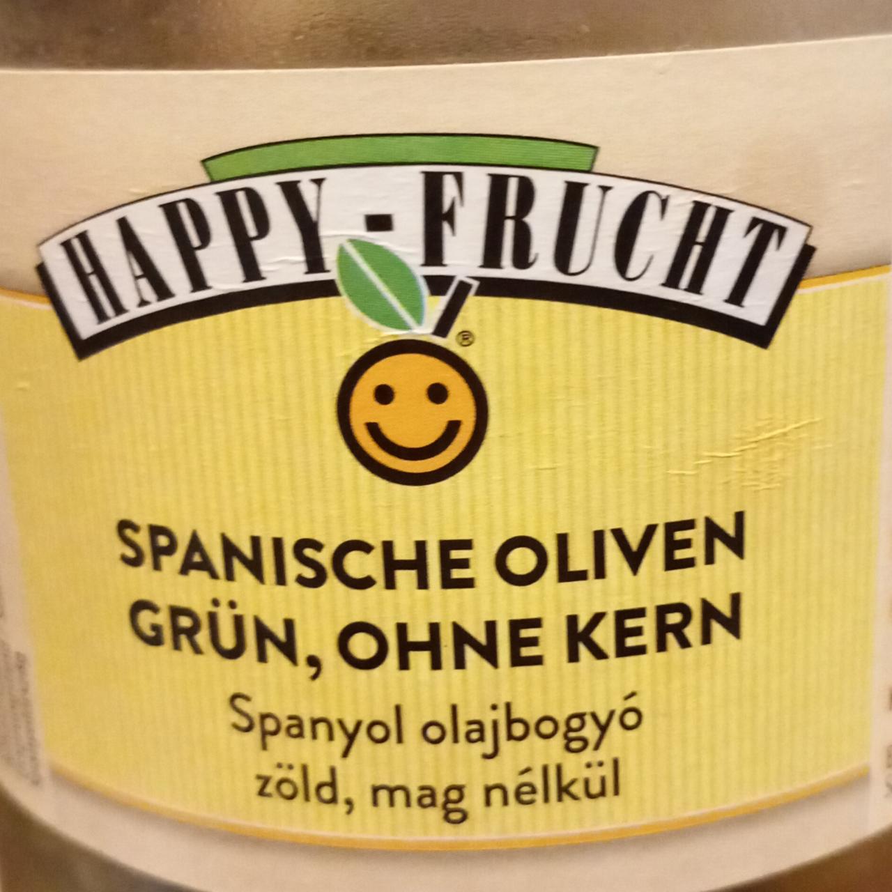 Képek - Spanyol egész zöld olivabogyó, mag nélkül Happy Frucht