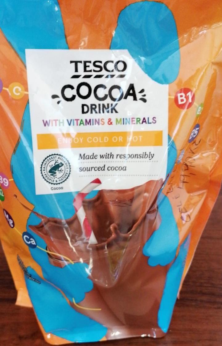 Képek - Tesco azonnal oldódó kakaós italpor hozzáadott vitaminokkal és ásványi anyagokkal