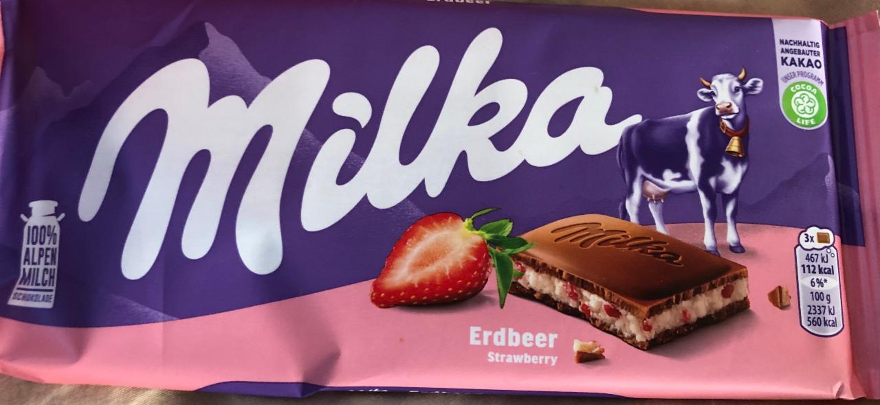 Képek - Milka epres tejcsoki