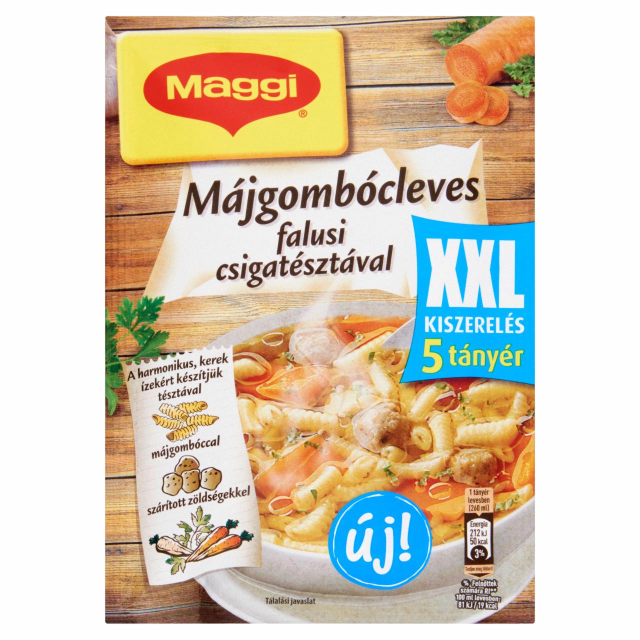 Képek - Maggi XXL Májgombócleves falusi csigatésztával 70 g