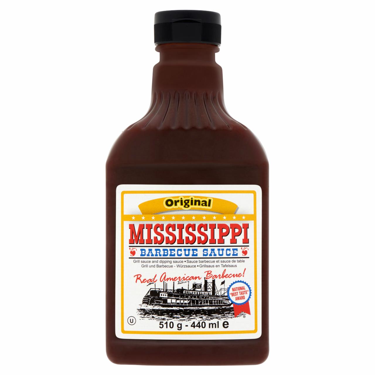 Képek - Mississippi Original enyhén csípős barbecue szósz 510 g
