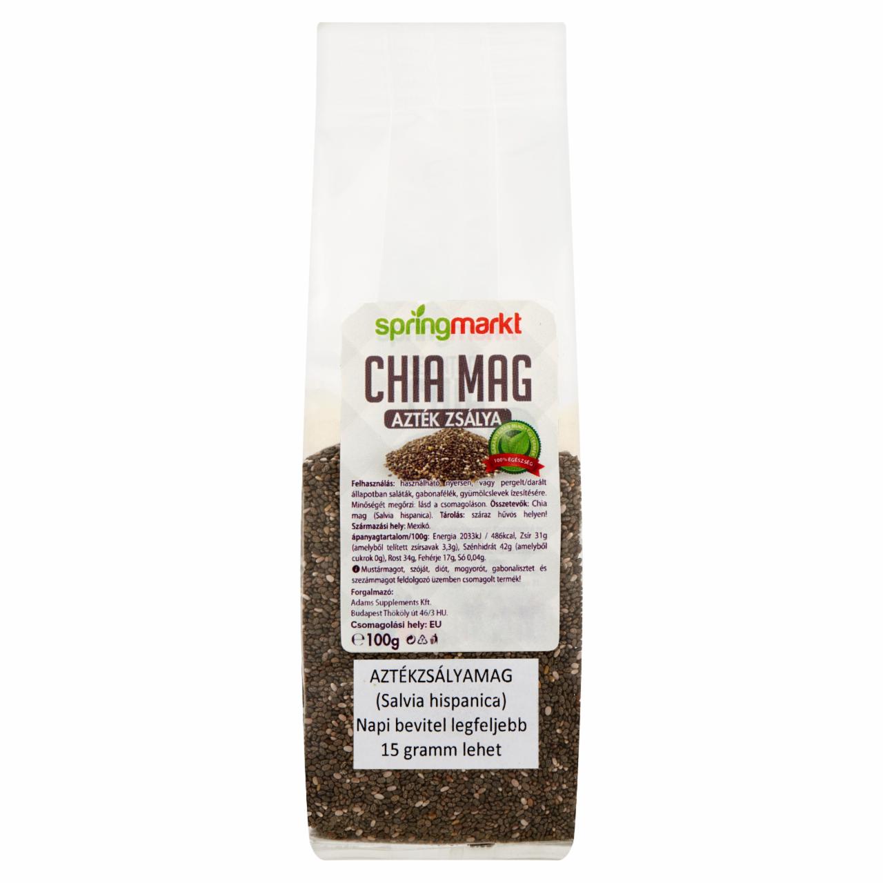 Képek - Springmarkt chia mag 100 g