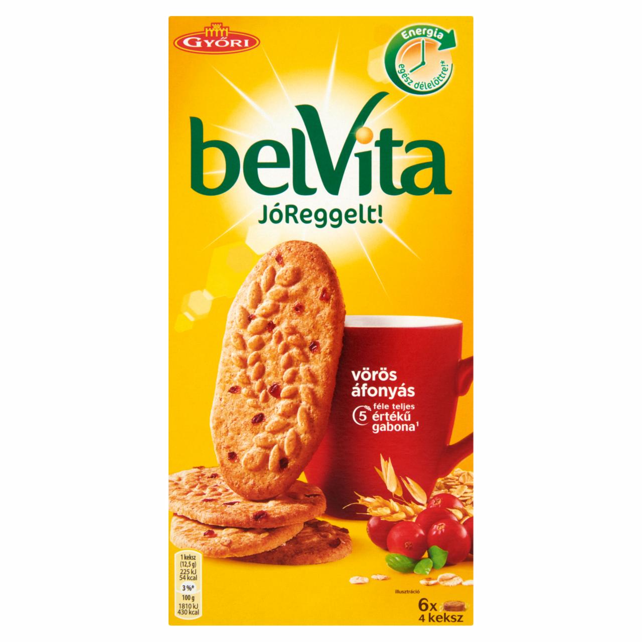 Képek - belVita JóReggelt! vörös áfonyás gabonás omlós keksz 300 g