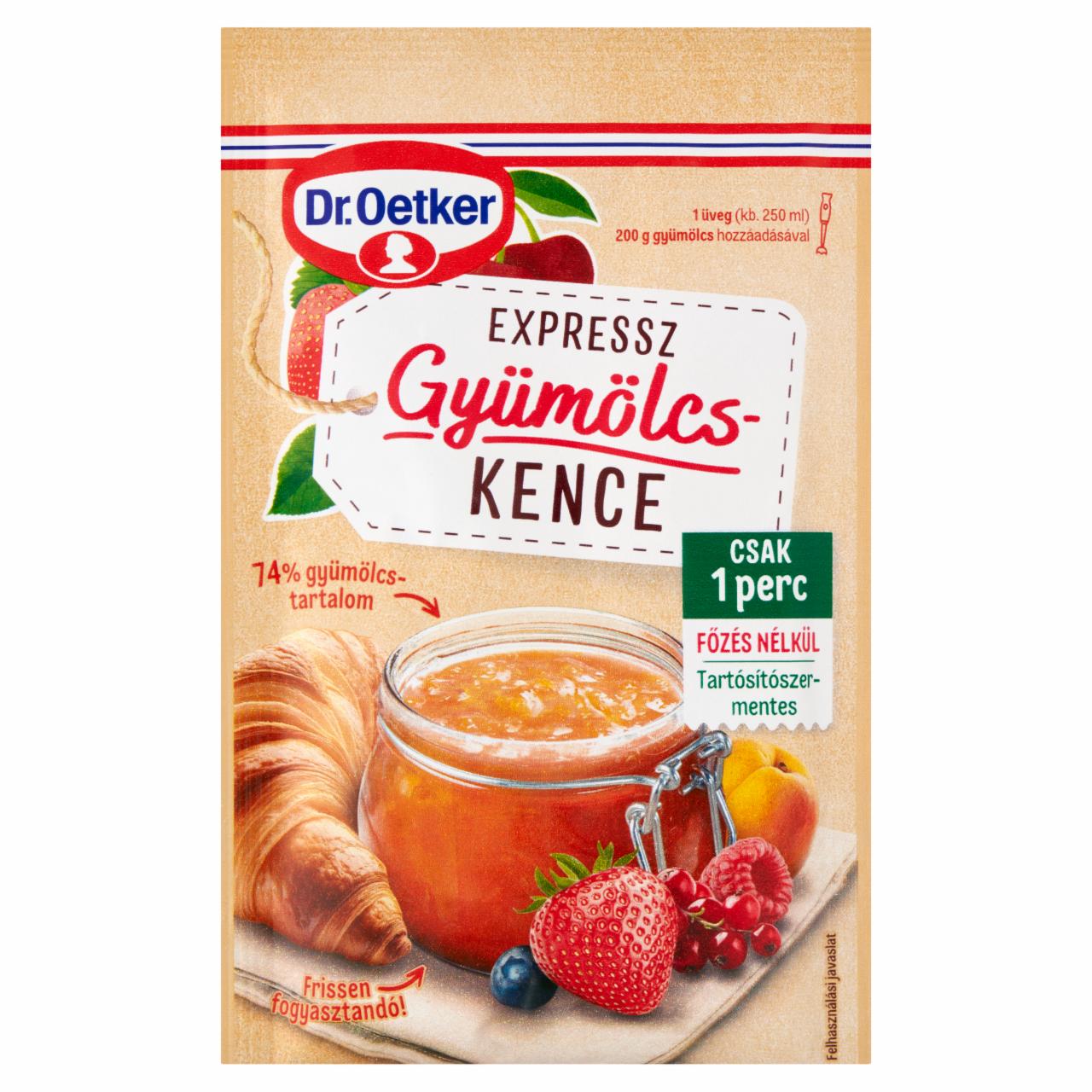 Képek - Dr. Oetker Expressz alappor gyümölcskence készítéséhez 68 g 