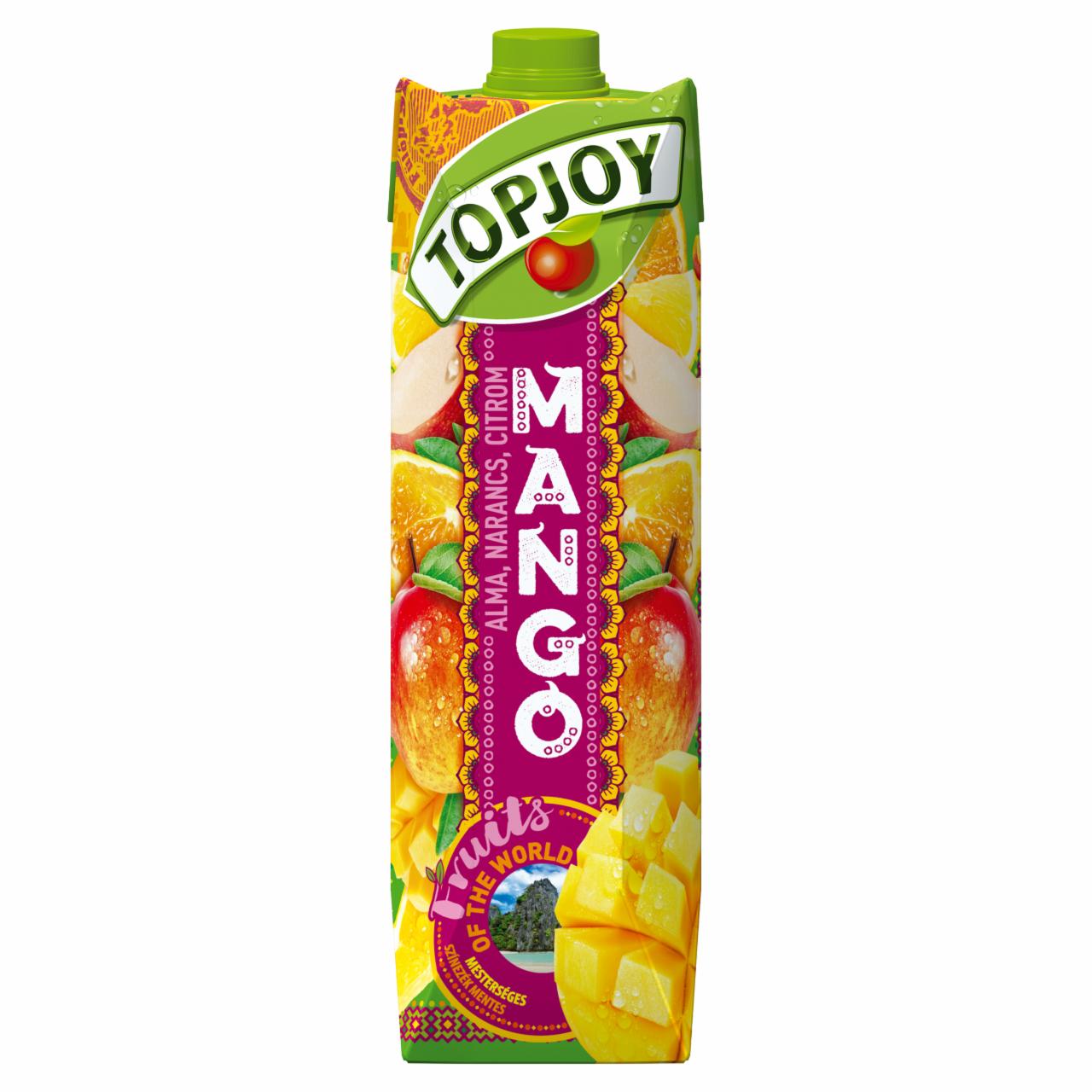 Képek - Topjoy Fruits of the World mangó-alma-narancs-citrom ital 1 l