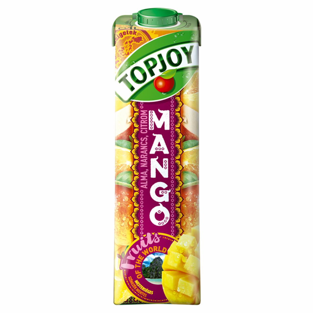 Képek - Topjoy Fruits of the World mangó-alma-narancs-citrom ital 1 l