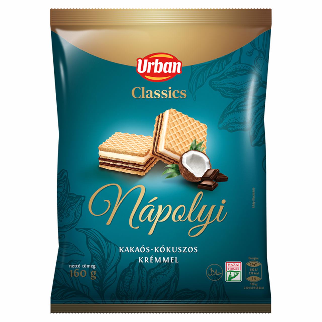 Képek - Urban Classics nápolyi kakaós-kókuszos krémmel 160 g