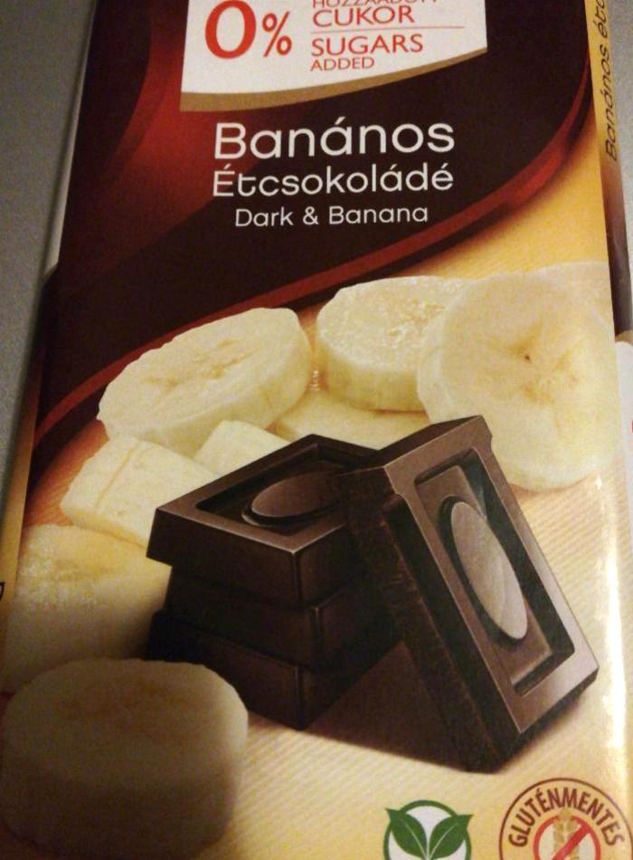 Képek - Torras banános étcsokoládé édesítőszerrel 75 g