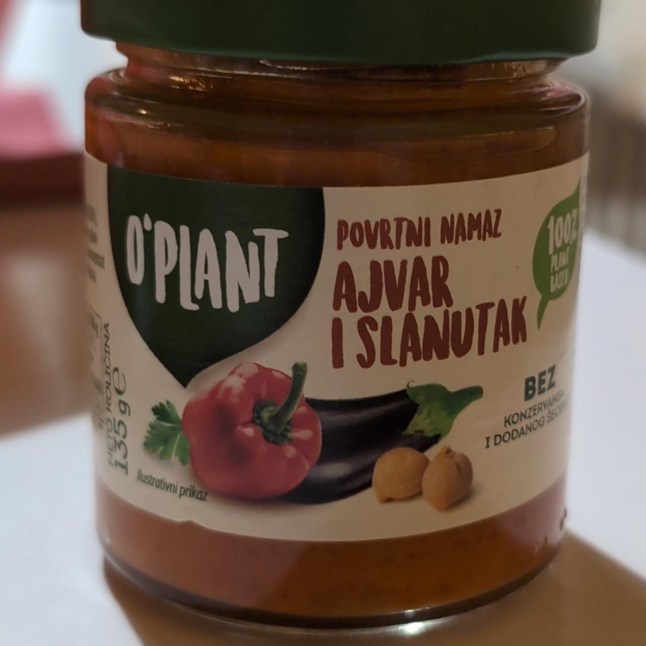 Képek - O'Plant zöldségkrém ajvárral és csicseriborsóval 135 g