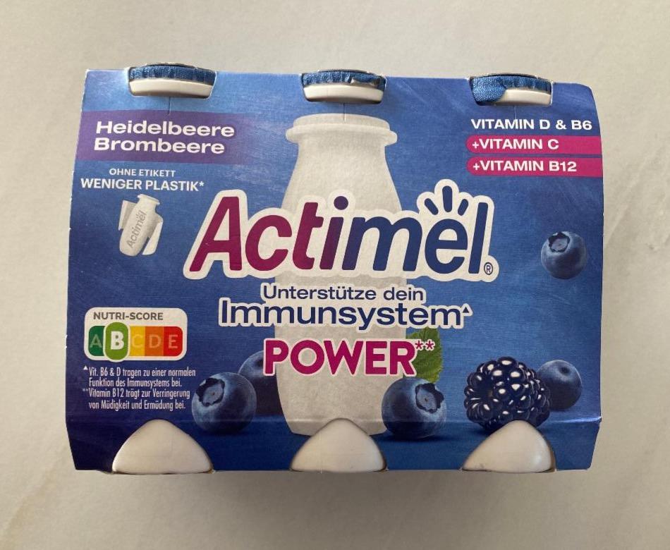 Képek - Actimel Immunsystem Power Heidelbeere/brombeere Danone