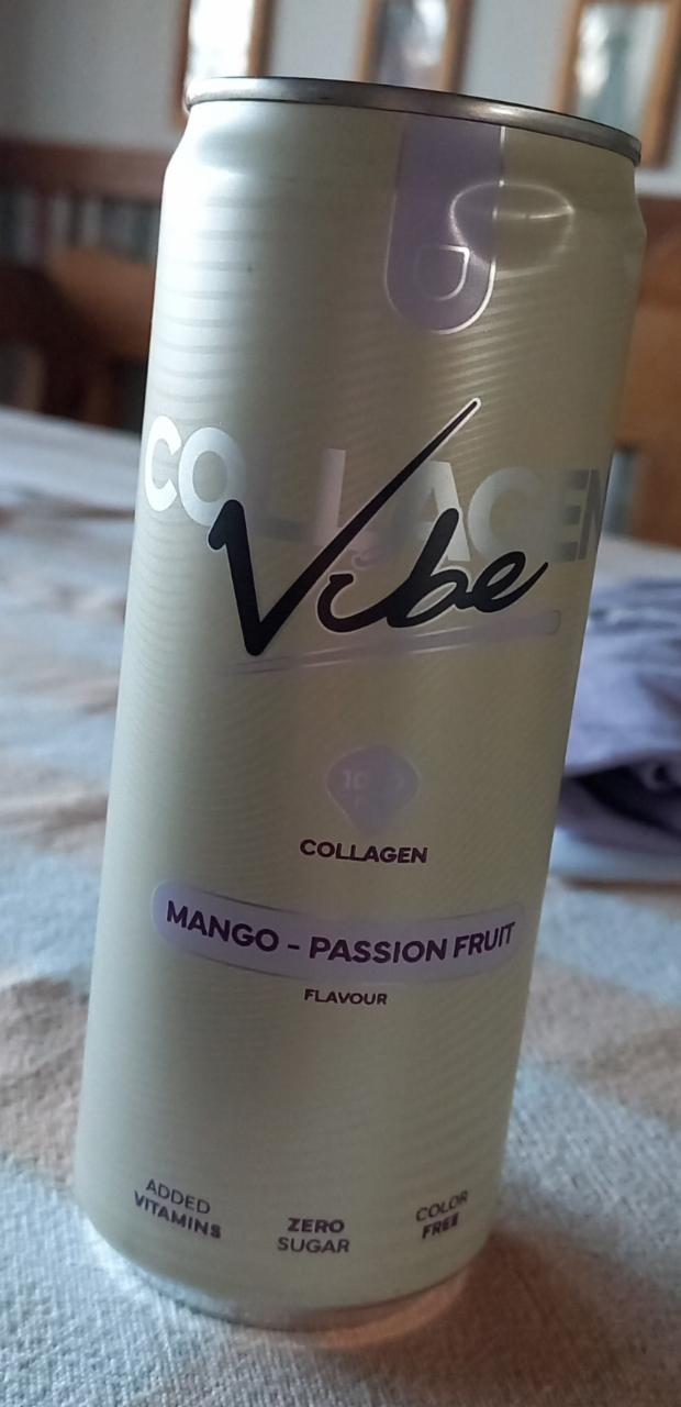 Képek - Collgen Vibe mangó és maracuja ízesítésű szénsavas üdítőital kollagénnel édesítőszerekkel 330 ml