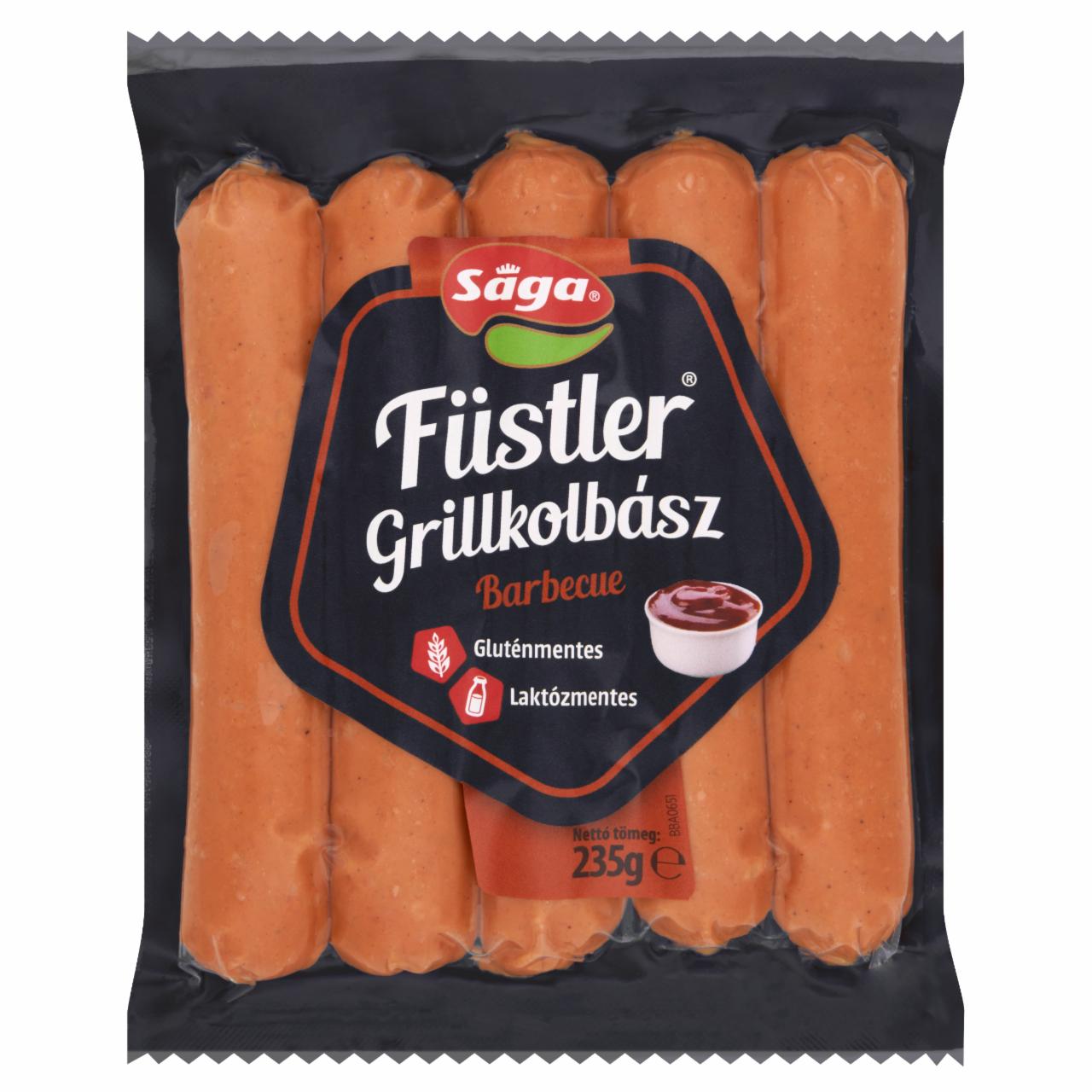 Képek - Sága Füstler barbecue grillkolbász 235 g