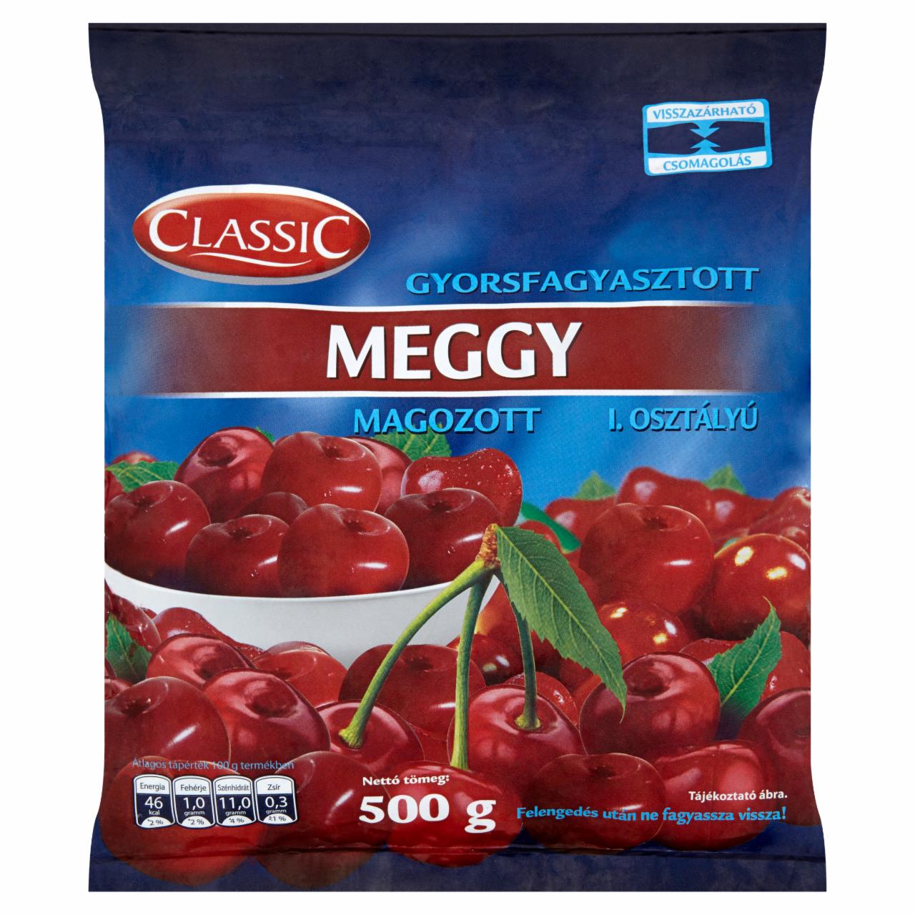 Képek - Classic gyorsfagyasztott magozott meggy 500 g