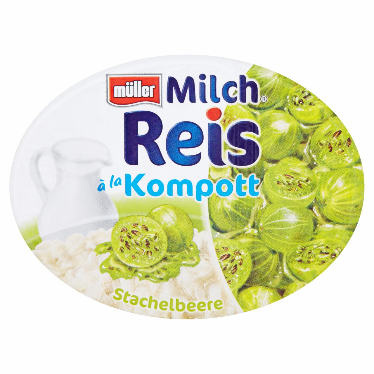 Képek - Müller tejberizs egres készítménnyel 160 g